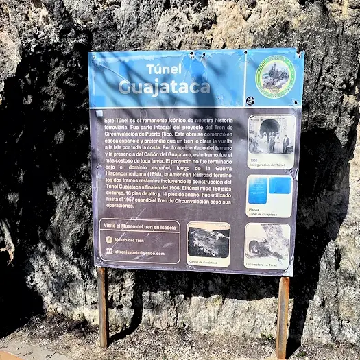 Tunel Guajacaca sign