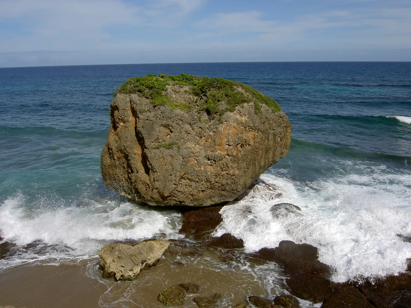 Boulder at Guajataca beach