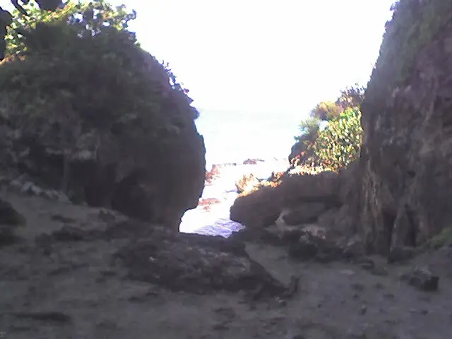 Boulder at Guajataca beach