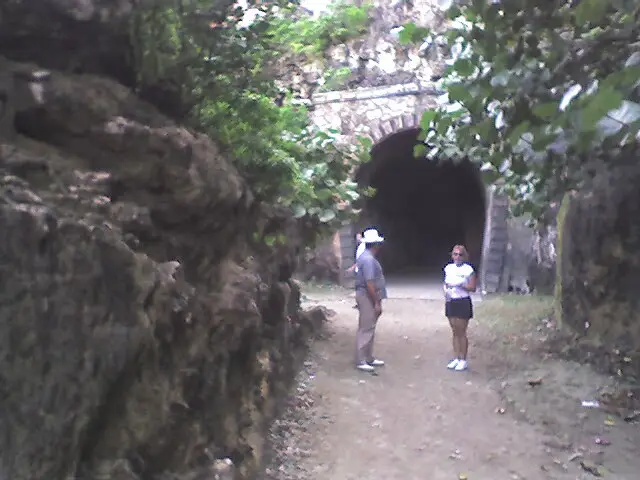 The west entrance to the tunnel.