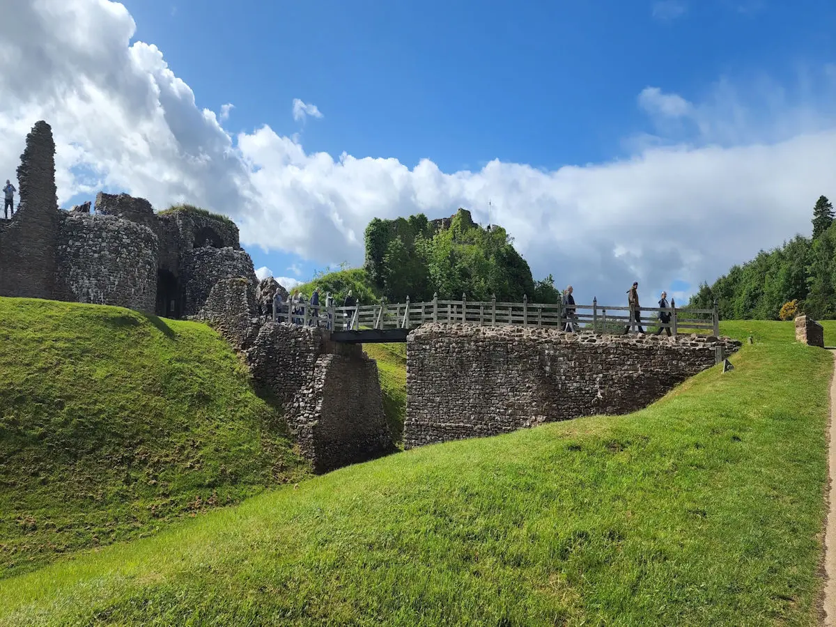 castle moat and bridge