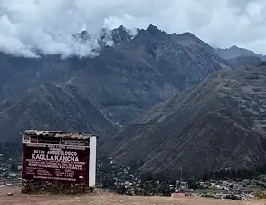 The Andes mountains near Urubamba
