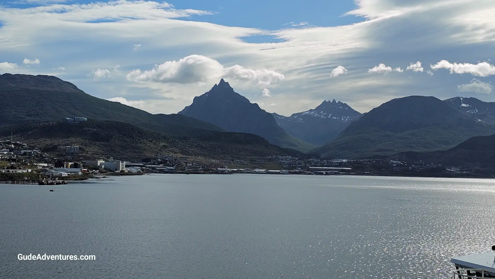 View to the east from the bay.