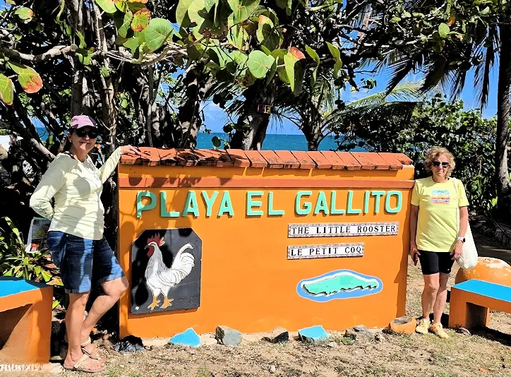 Playa el Gallito is one of the many beaches on the islanc