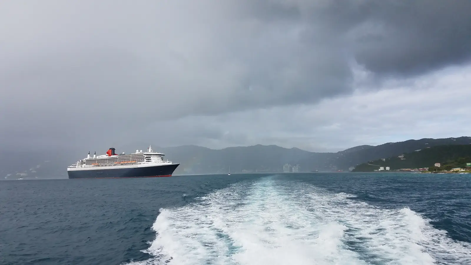 Ferry ride to the island.