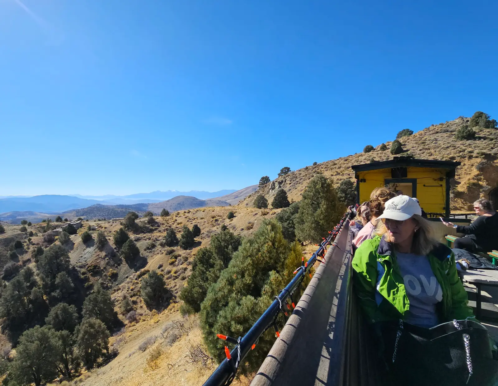 Virginia & Truckee Railroad train ride