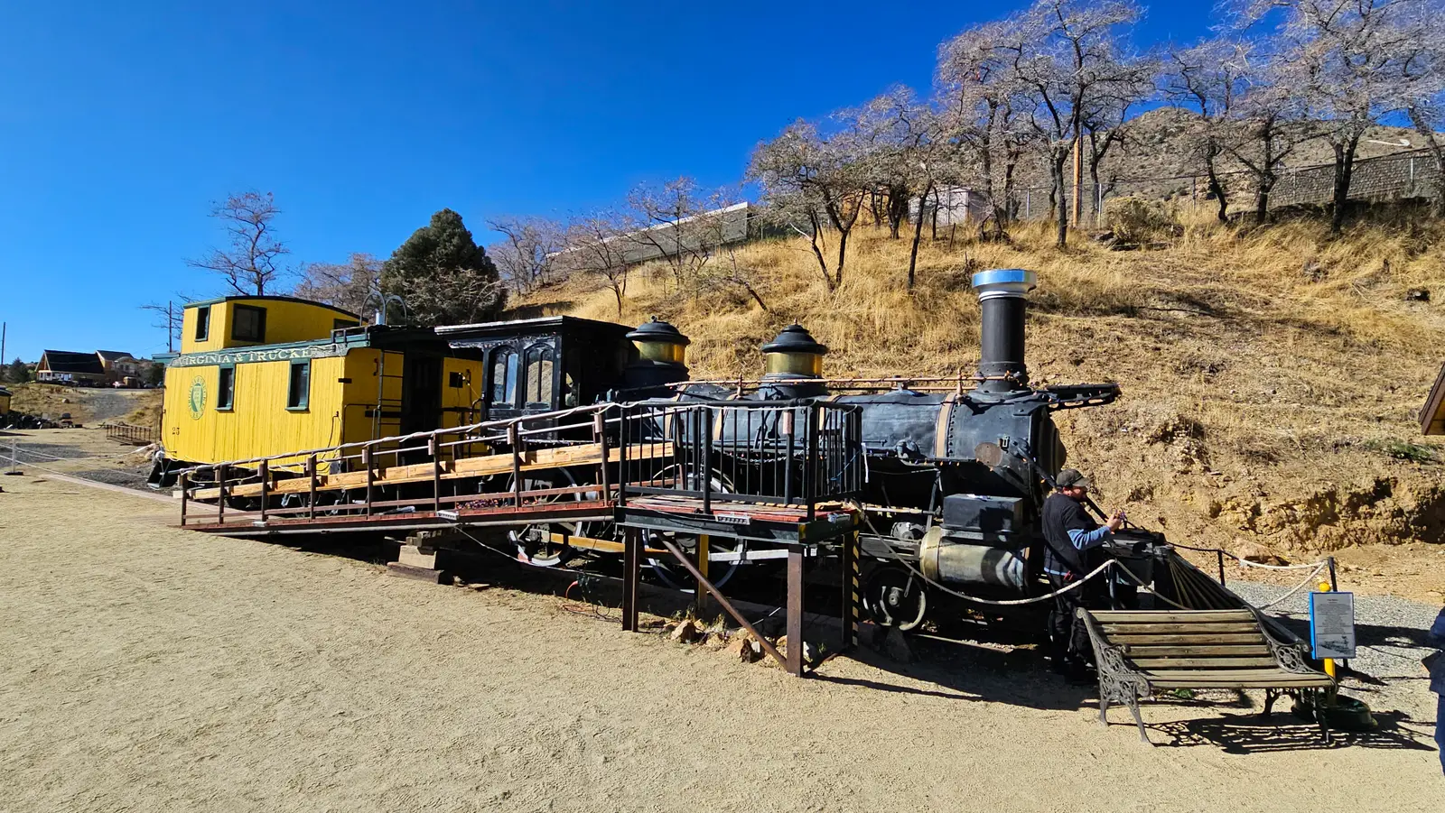 Virginia & Truckee Railroad train
