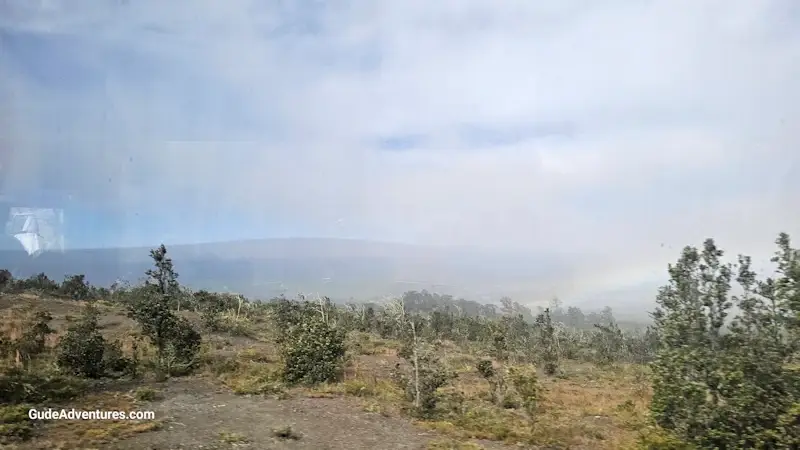 View towards the Mauna Loa volcano