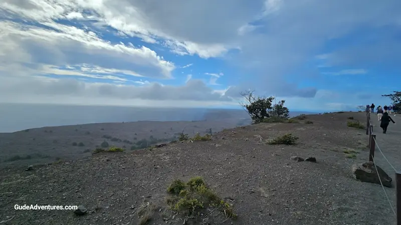  Kilauea volcano crater overlook