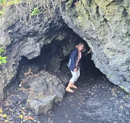 Entrance to the lava tube