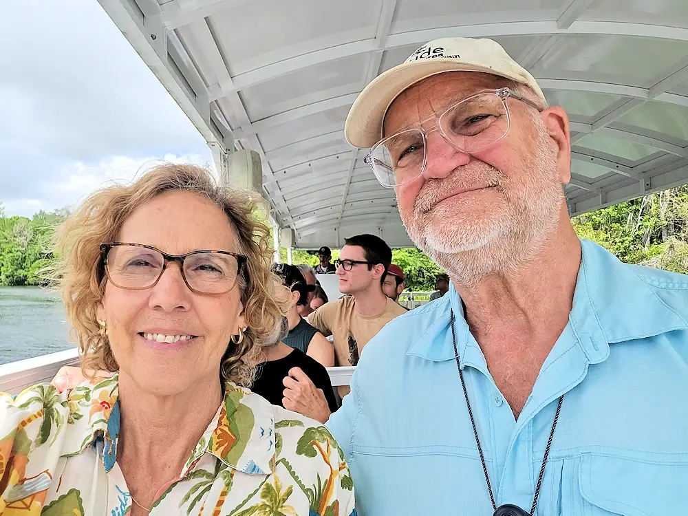 On the river tour at Wakulla Springs.