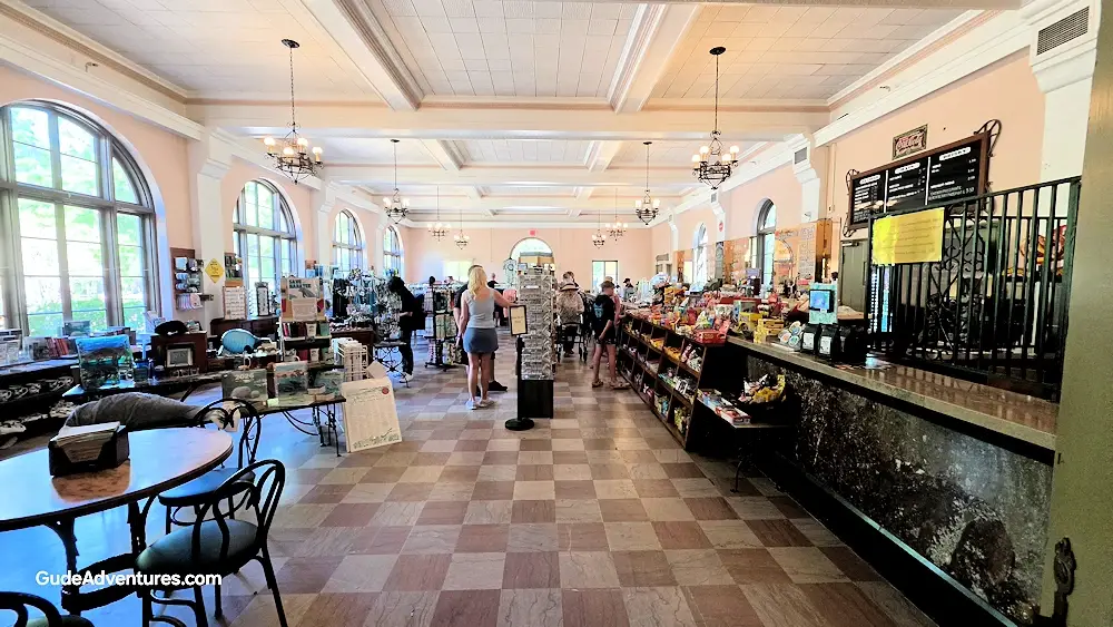 Inside the Lodge.