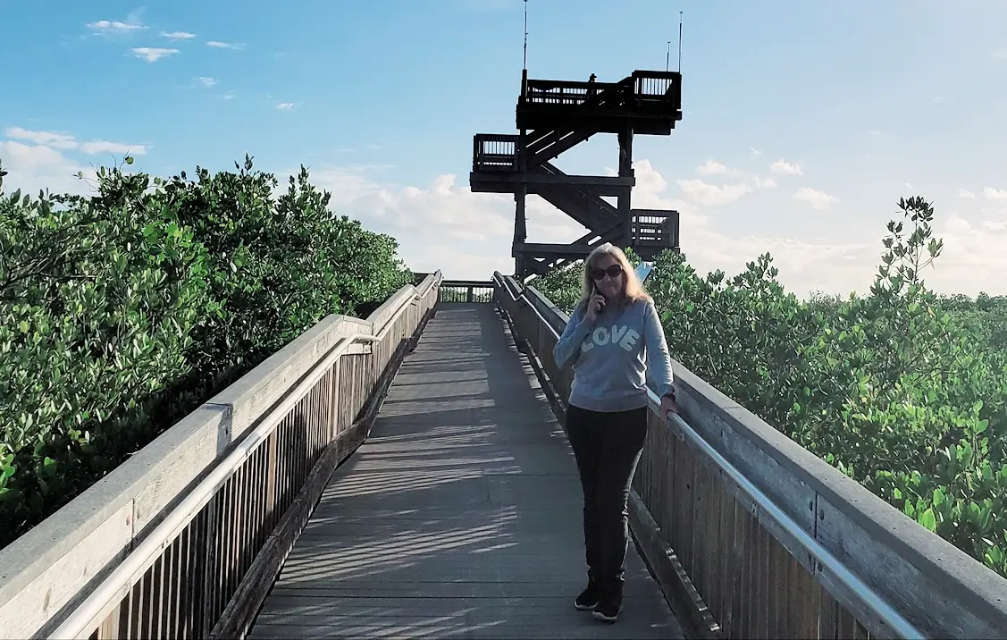 Observation tower at the Weedon Island Preserve