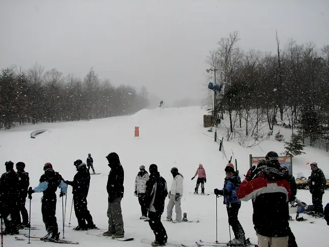 One of the ski slopes at Whitetail