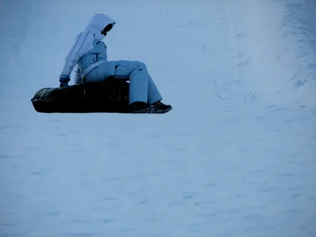 Snow tubing at Whitetail