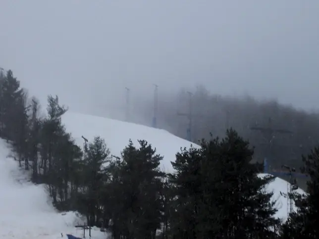 The ski slopes at the Wisp Resort