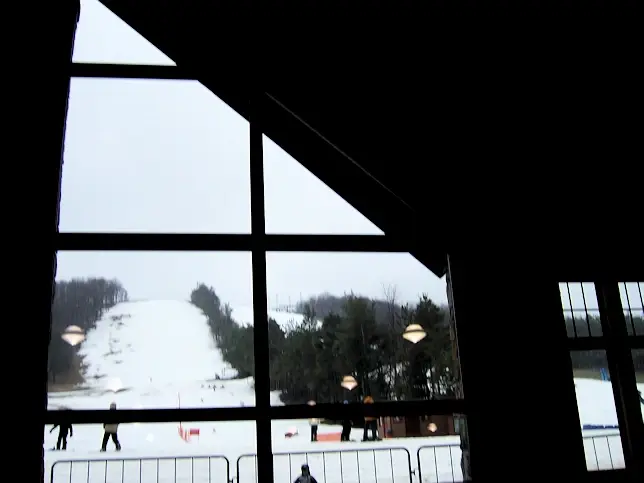Inside Wisp Resort ski lodge