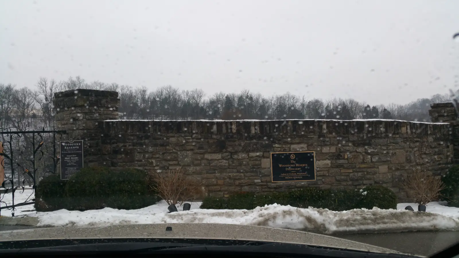 Woodford Reserve barrel aging building