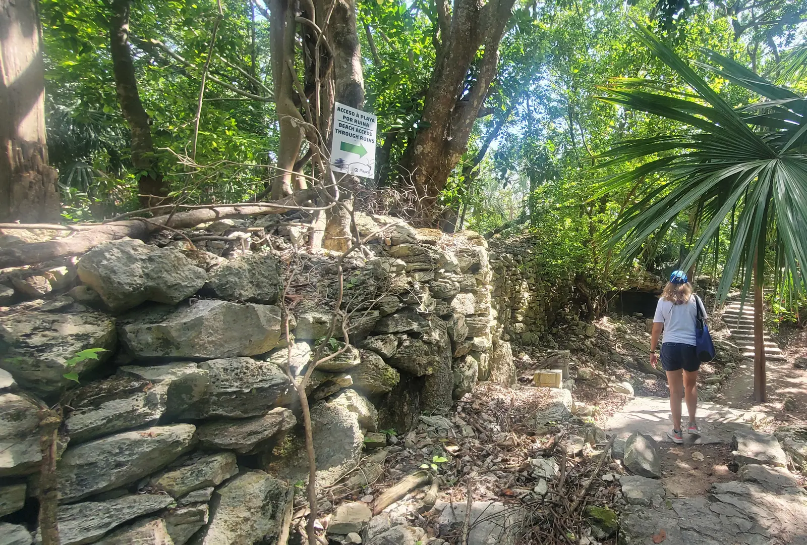 Xaman-Ha archeological ruins 