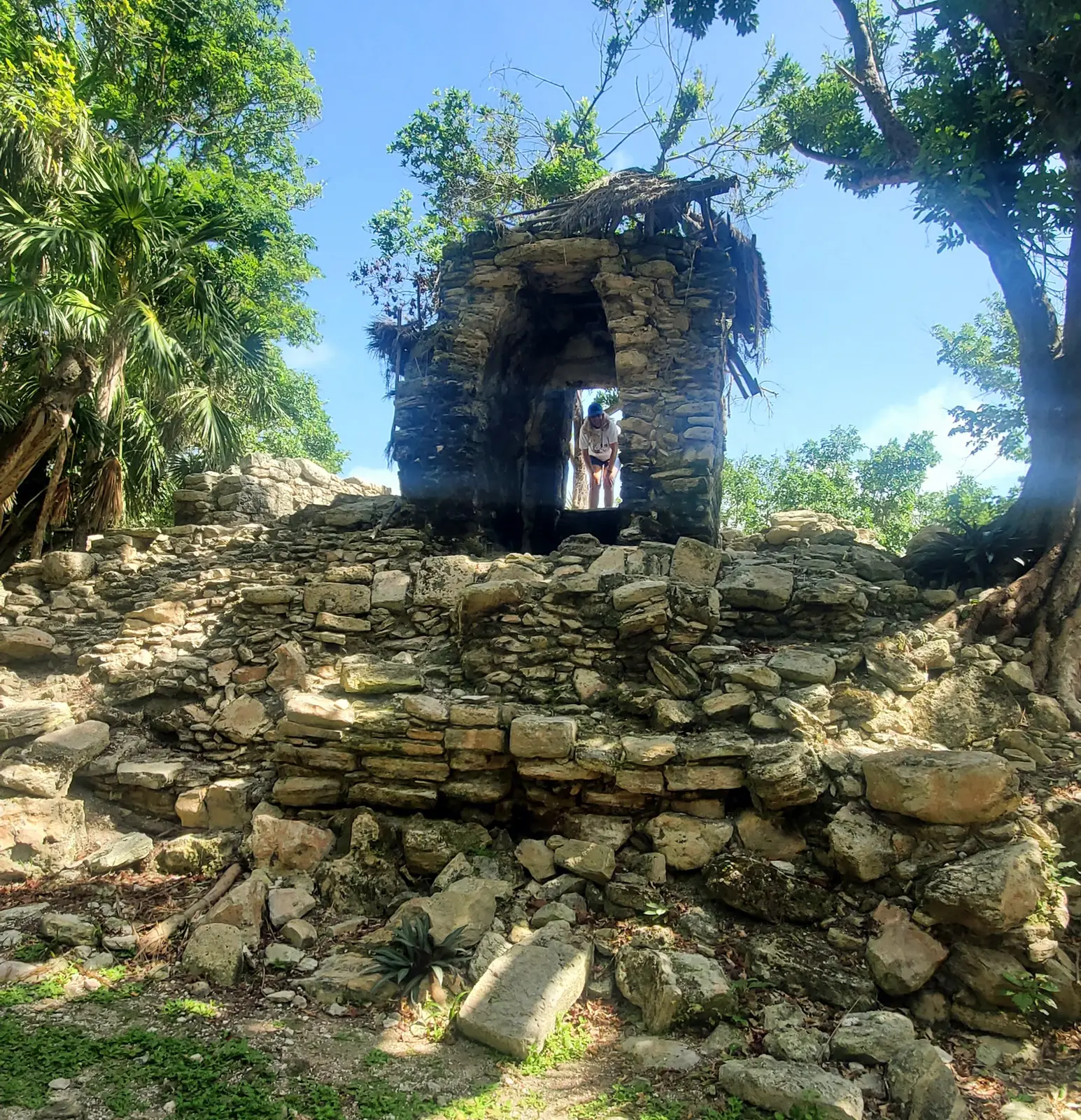 Xaman-Ha archeological ruins 