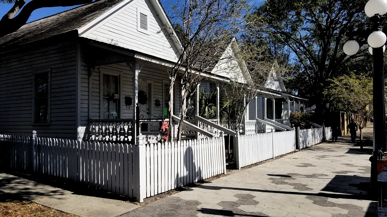 Some of the original homes of cigar workers in Ybor City