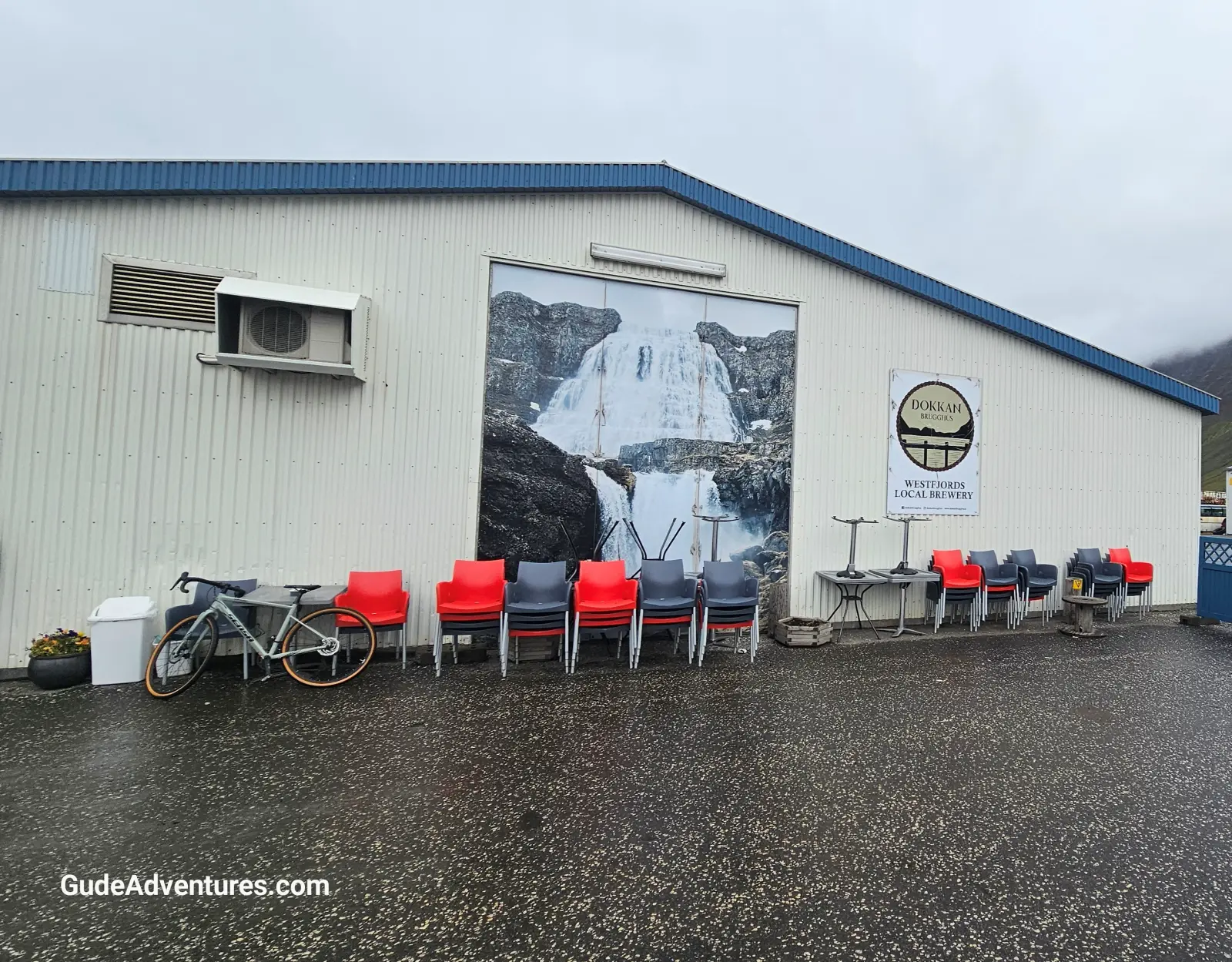 Dokkan Brugghus, the Westfjords Local Brewery in Ísafjörður near the port.